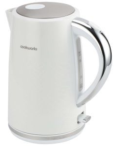 Cookworks Textures Selcey Kettle - White